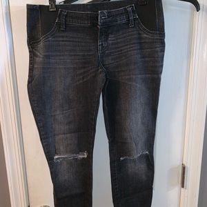 Isabel @ Target destroyed crop jeans